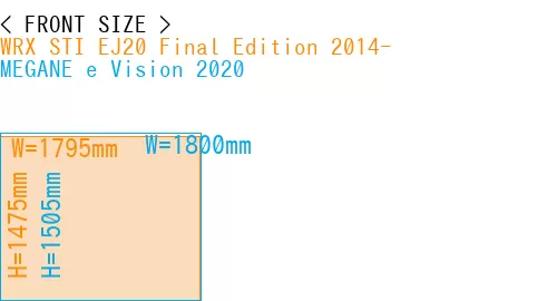 #WRX STI EJ20 Final Edition 2014- + MEGANE e Vision 2020